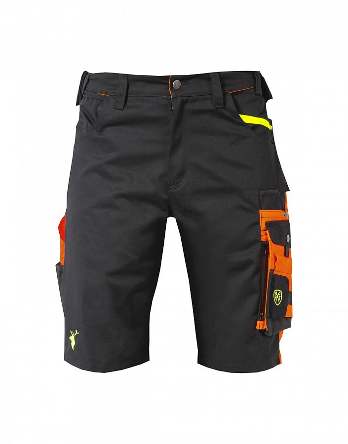 Pán. kraťasy do pásku PXT Work Line 4 TECH černo/oranžové vel. 48 - Obrázek Pán. kraťasy do pásku PXT Work Line 4 TECH černo/oranžové vel. 48 - Obrázek